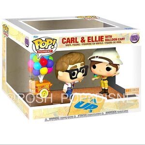 EXCLUSIVE Funko Pop! Moment Disney Pixar Up Carl & Ellie Balloon Cart